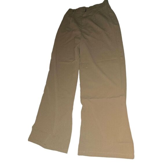 NWT Betusline Pants Womens Size M Khaki Wide Leg Casual Elastic Waist Comfort Mi - Picture 2 of 7
